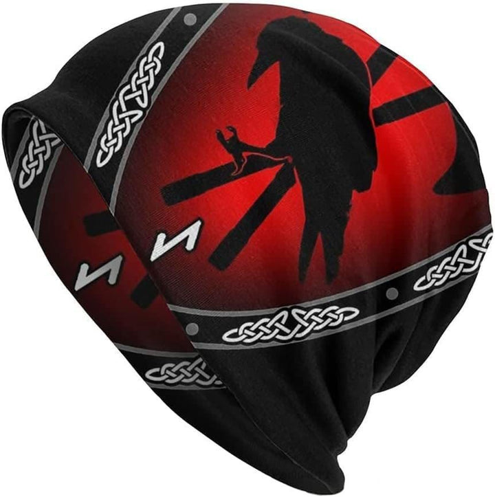WorldNorse Raven Wikinger Keltischer Knoten Beanie