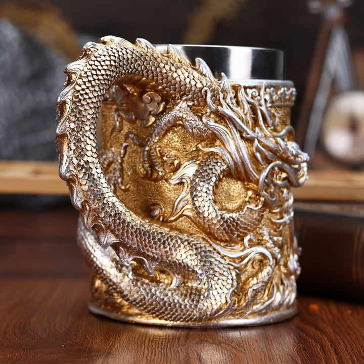 WorldNorse Flammender Drache Tasse
