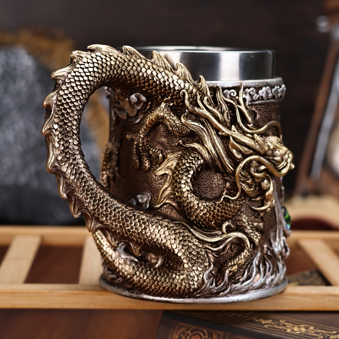 WorldNorse Flammender Drache Tasse