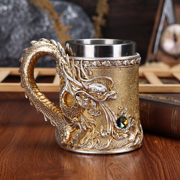 WorldNorse Flammender Drache Tasse