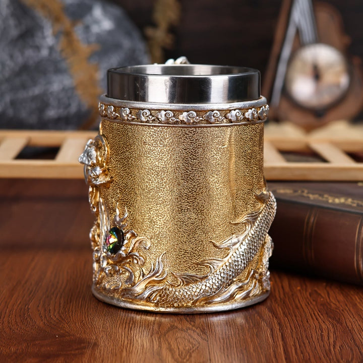WorldNorse Flammender Drache Tasse