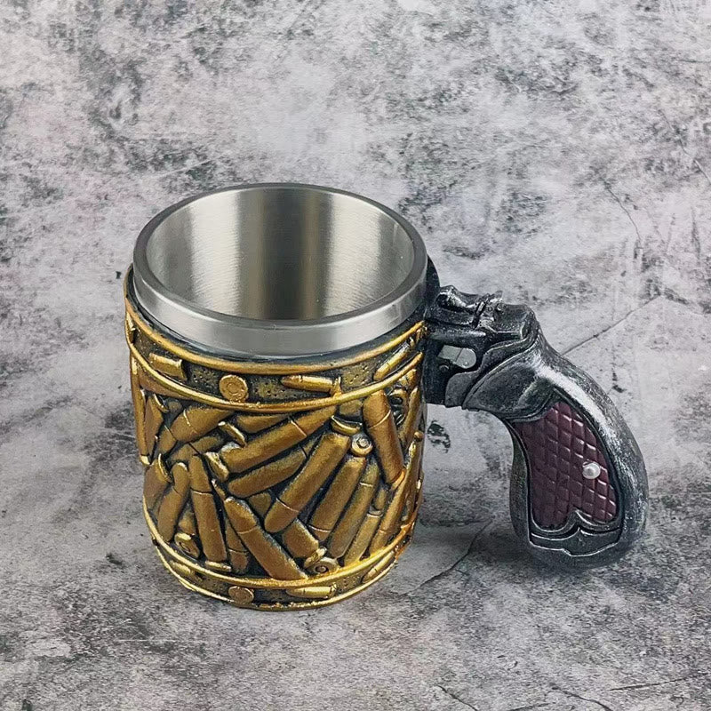 WorldNorse Revolver Bullet Tasse
