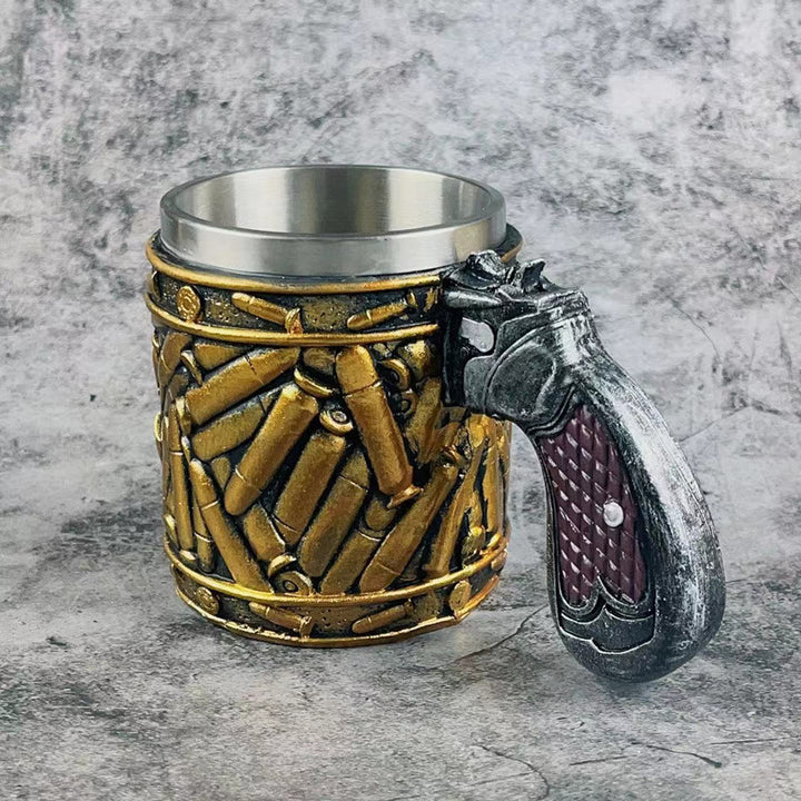 WorldNorse Revolver Bullet Tasse