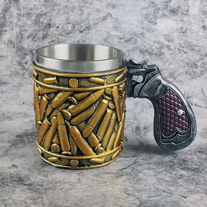 WorldNorse Revolver Bullet Tasse