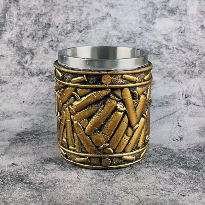 WorldNorse Revolver Bullet Tasse