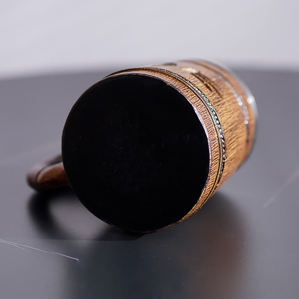 WorldNorse Star Tasse mit Holzfinish