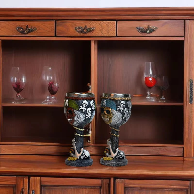 WorldNorse Piratenschädelkelch