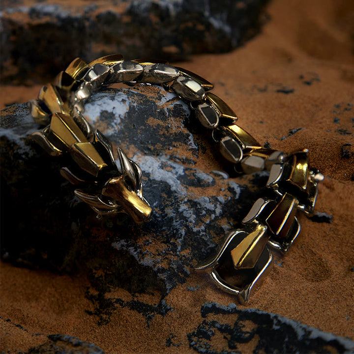 WorldNorse Die Midgardschlange - Edelstahlarmband