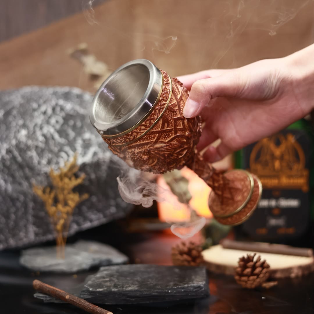 WorldNorse Westlicher Drachenstatuenkelch