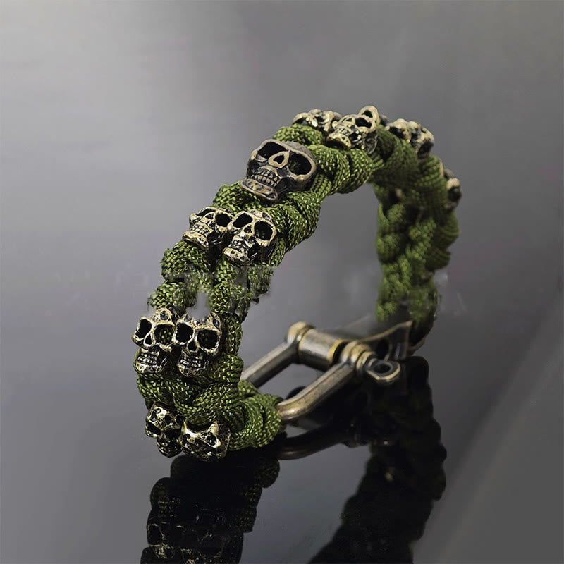 WorldNorse Totenkopf Paracord Armband