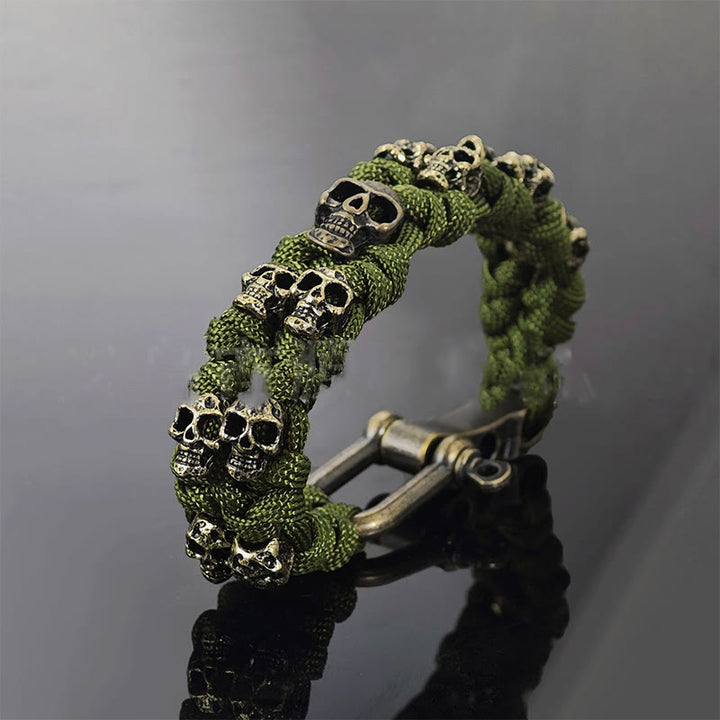 WorldNorse Totenkopf Paracord Armband