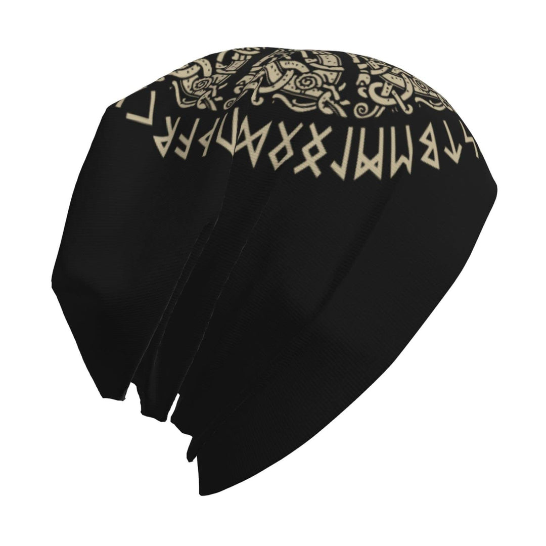 WorldNordische Wikinger-Runensymbol-Beanie