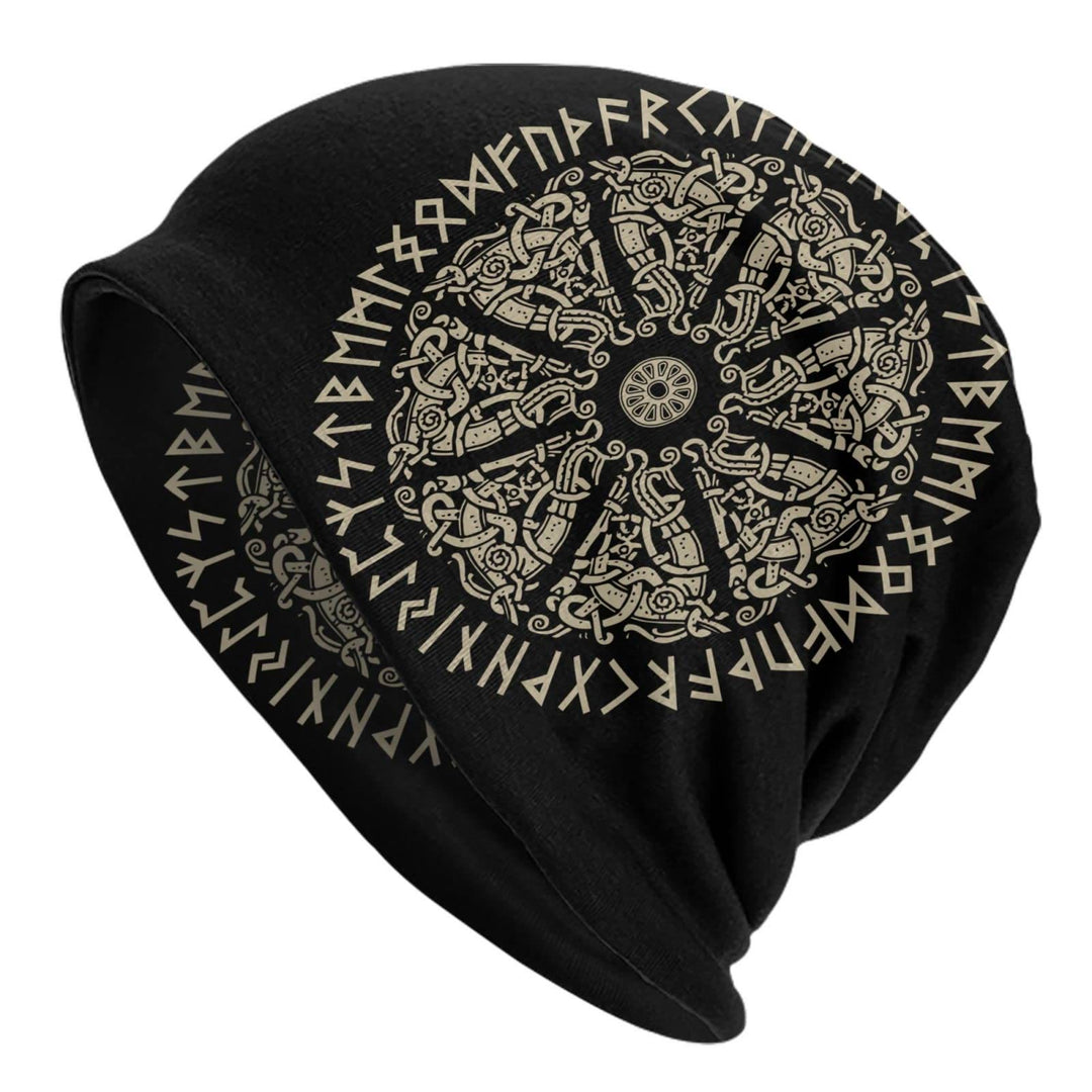 WorldNordische Wikinger-Runensymbol-Beanie