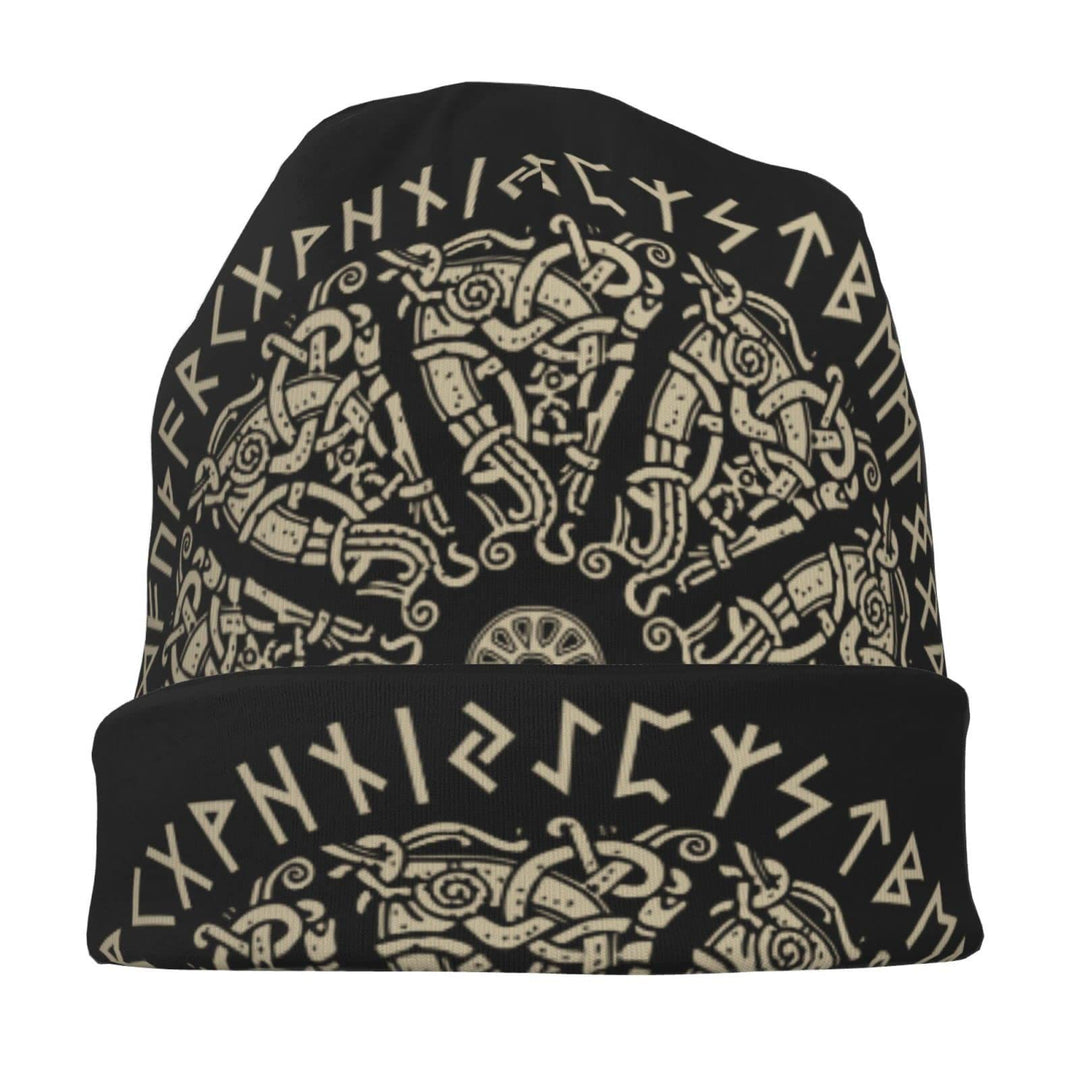 WorldNordische Wikinger-Runensymbol-Beanie