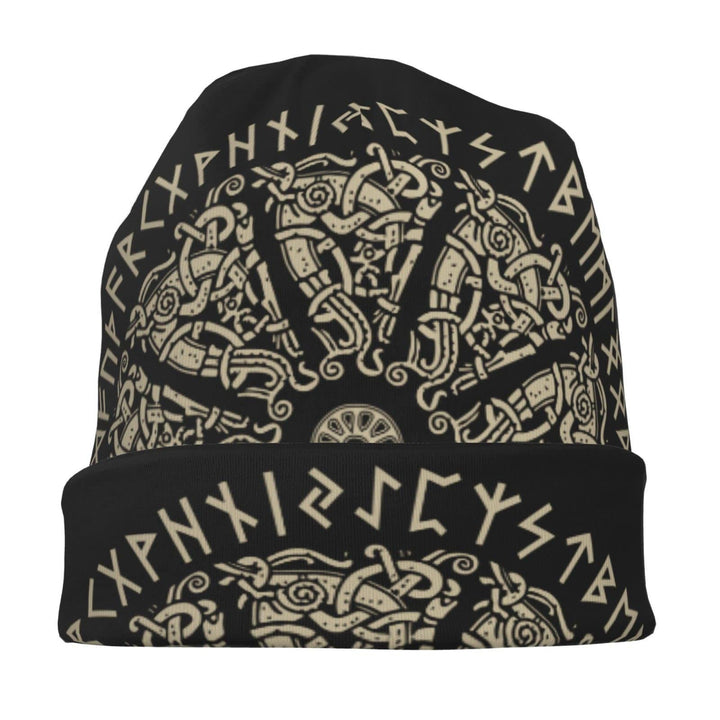 WorldNordische Wikinger-Runensymbol-Beanie