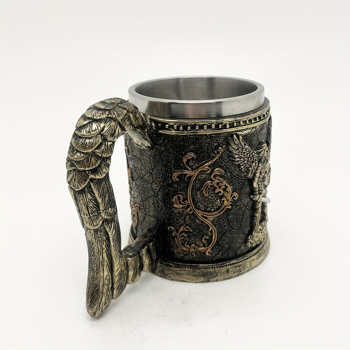 WorldNorse 3D-Relief-Wikinger-Tasse