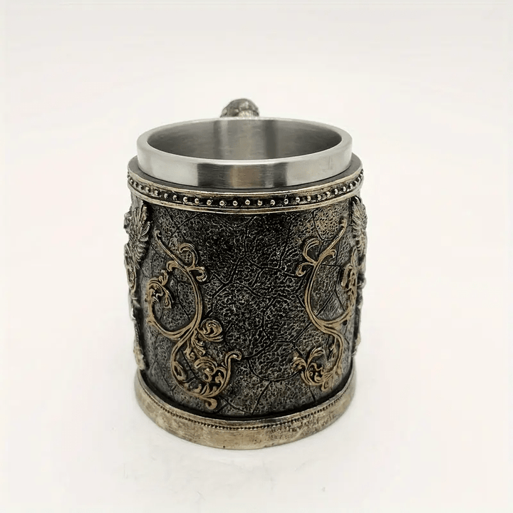 WorldNorse 3D-Relief-Wikinger-Tasse