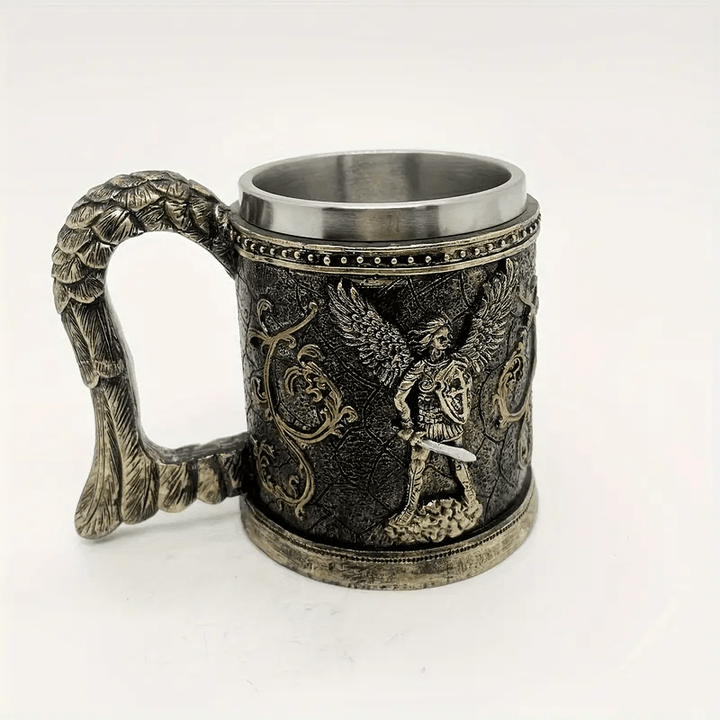 WorldNorse 3D-Relief-Wikinger-Tasse