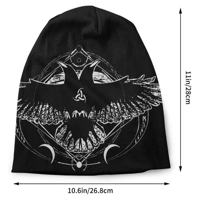 WorldNorse Raven Nordic Totem Mütze
