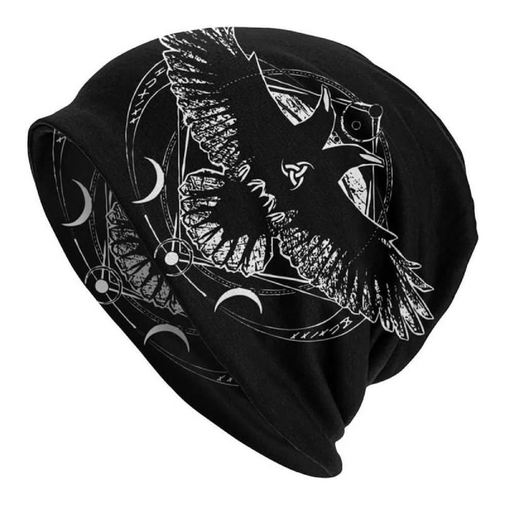 WorldNorse Raven Nordic Totem Mütze
