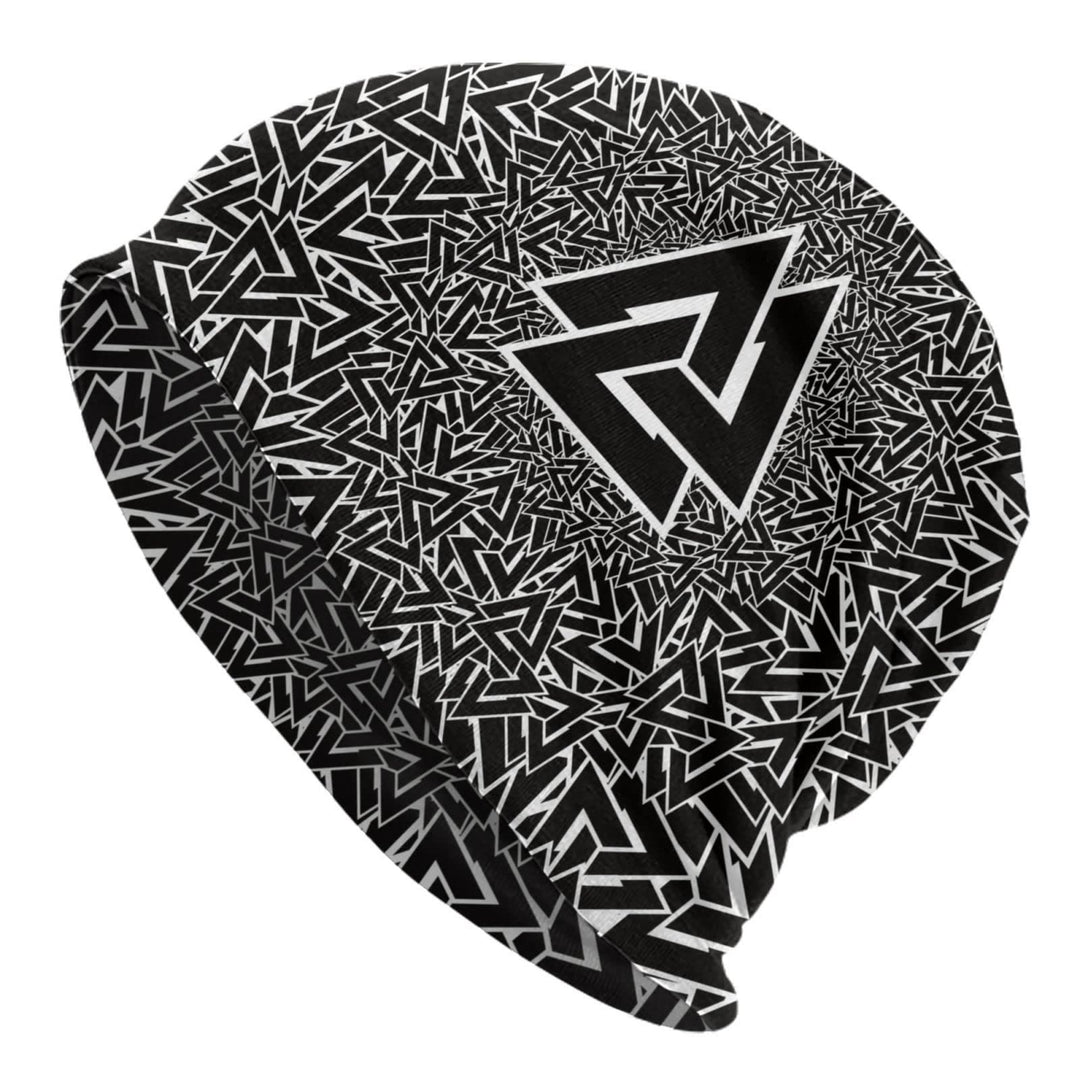WorldNorse Valknut Nordische Totem-Mütze