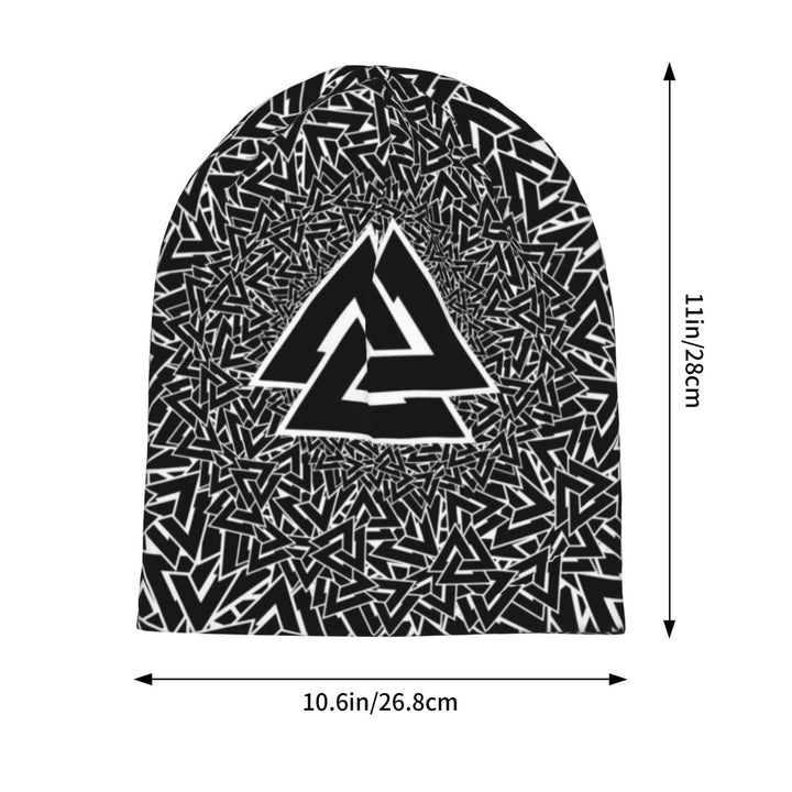 WorldNorse Valknut Nordische Totem-Mütze