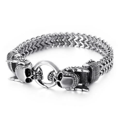 WorldNorse – Würfel-Gliederarmband mit nordischen Mustern