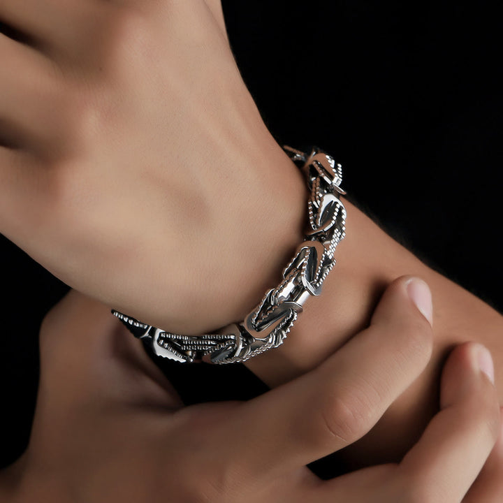 WorldNorse Nordisches kubanisches Schlangenkettenarmband