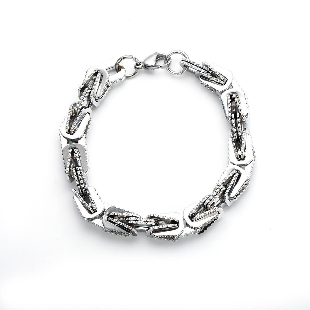 WorldNorse Nordisches kubanisches Schlangenkettenarmband
