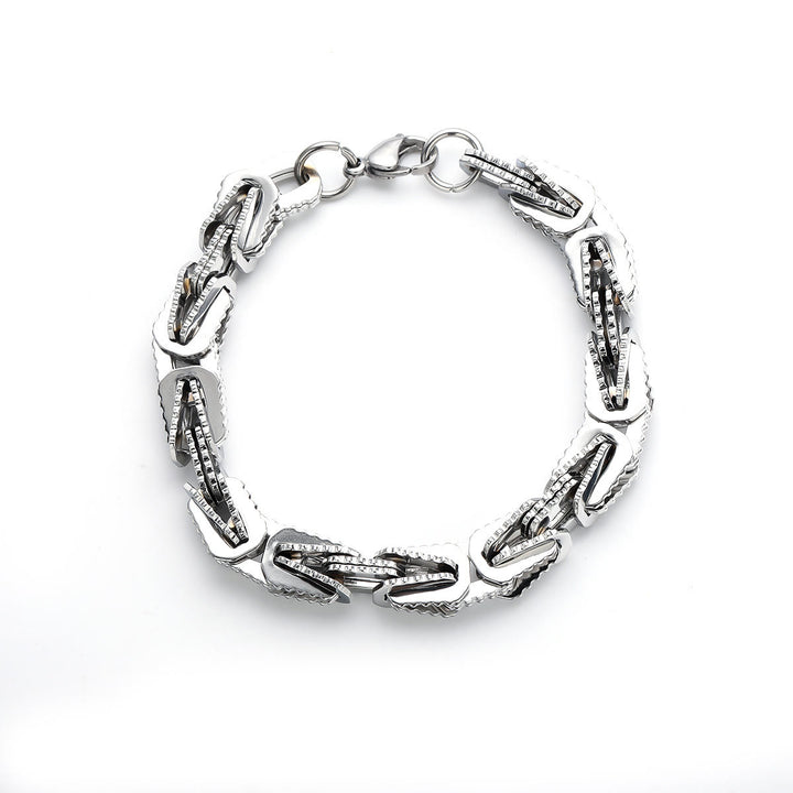 WorldNorse Nordisches kubanisches Schlangenkettenarmband