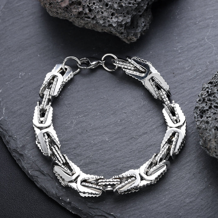 WorldNorse Nordisches kubanisches Schlangenkettenarmband