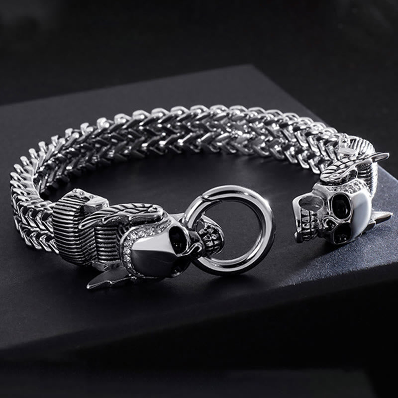 WorldNorse – Würfel-Gliederarmband mit nordischen Mustern