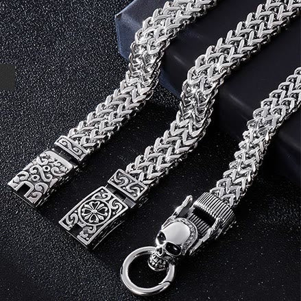 WorldNorse – Würfel-Gliederarmband mit nordischen Mustern