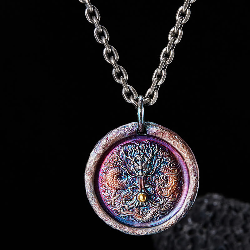 WorldNorse Drachenhalskette aus 925er Sterlingsilber