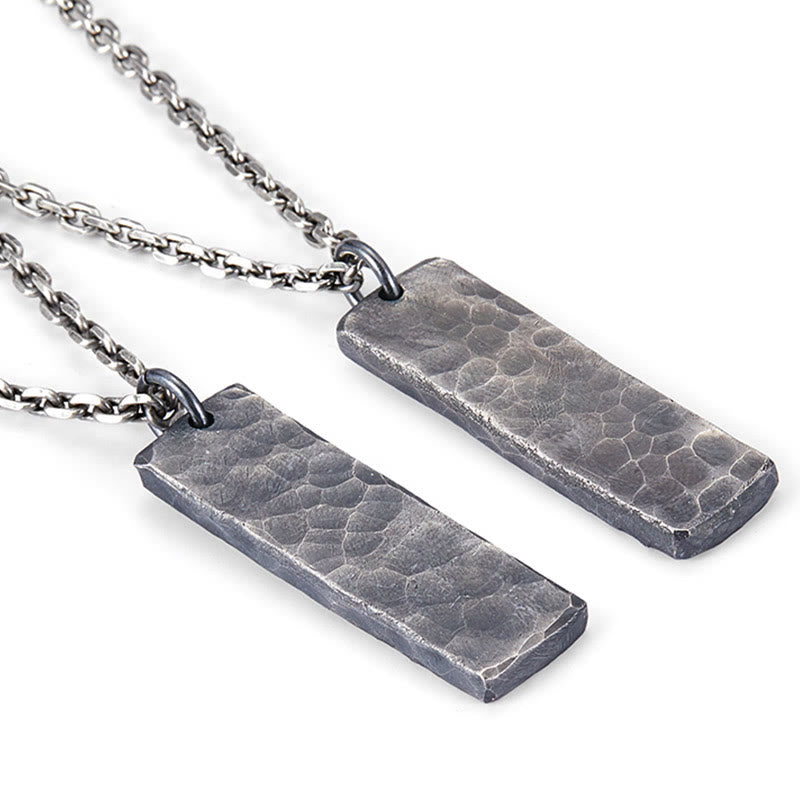 WorldNorse 925 Sterling Silber Wellen Feuer Halskette