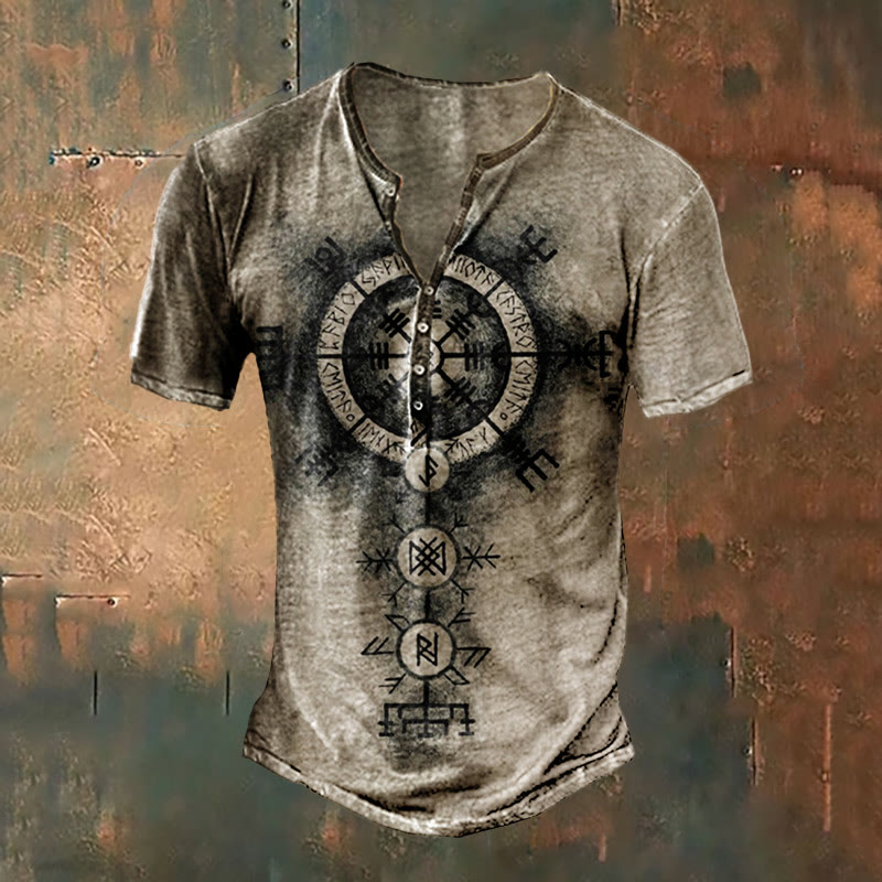 WorldNorse Runic Compass Navigieren Sie Ihren Weg T-Shirt
