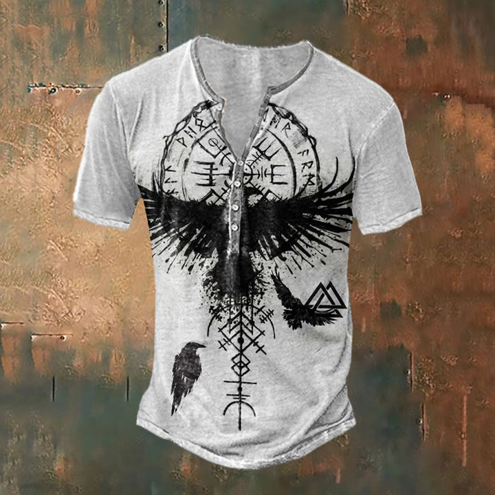 WorldNorse Viking Runes mit Raven T-Shirt