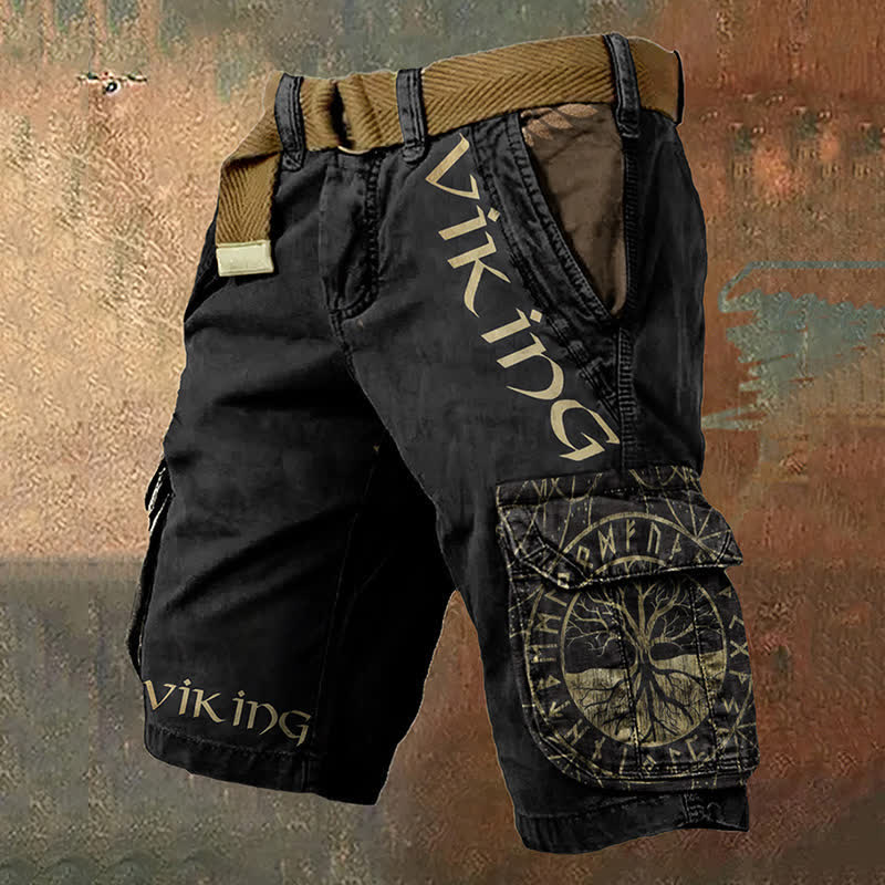 WorldNorse Viking Yggdrasil Cargo-Shorts - US/UK/AU50,EU60 (5XL) - image 1