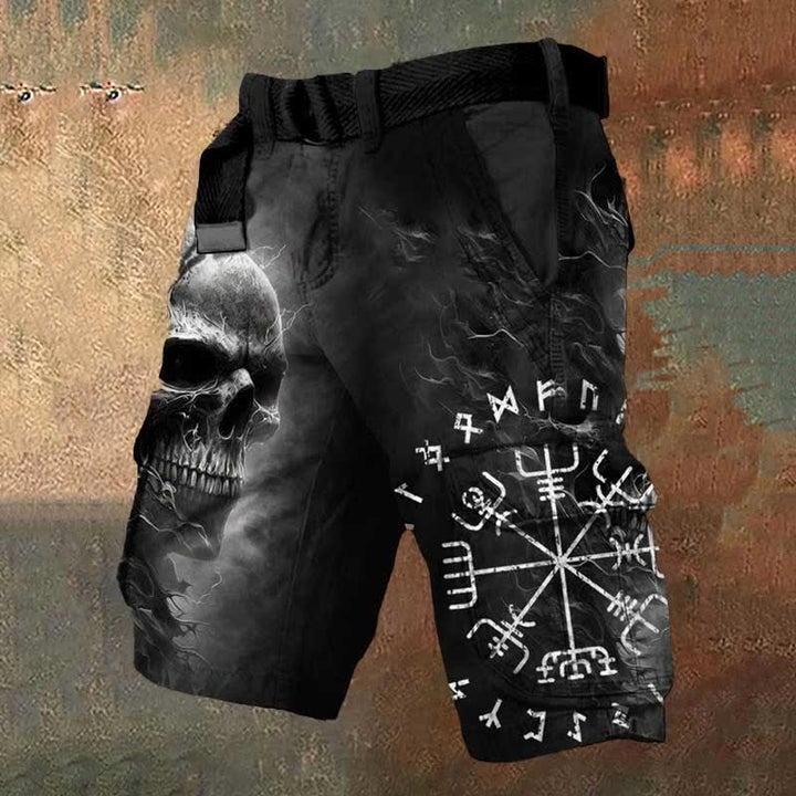 WorldNorse Viking Vegvisir Rune Cargo Shorts - US/UK/AU50,EU60 (5XL) - image 1