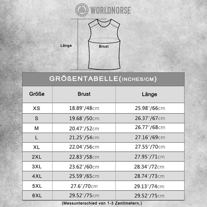 WorldNordische Runenwölfe Yggdrasil Weste