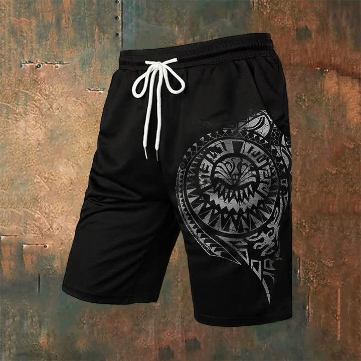 WorldNorse Viking Rune Freizeitshorts