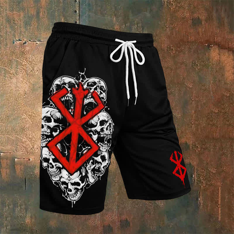 WorldNorse Viking Rune Freizeitshorts