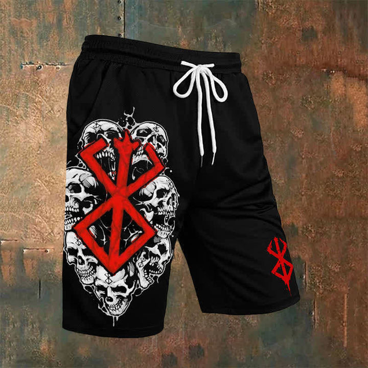 WorldNorse Viking Rune Freizeitshorts