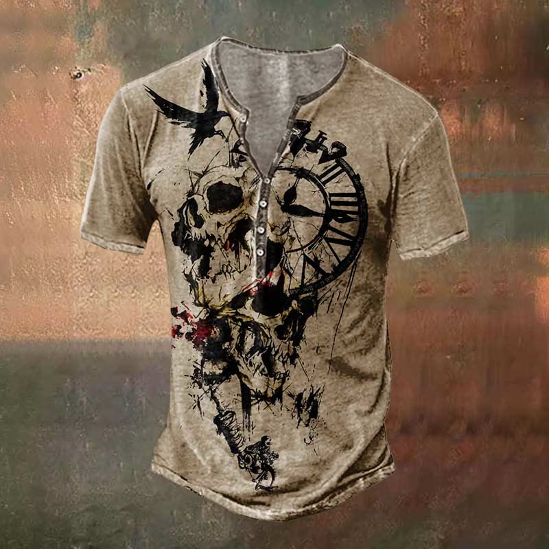 WorldNorse Raven T-Shirt mit Raben-Print