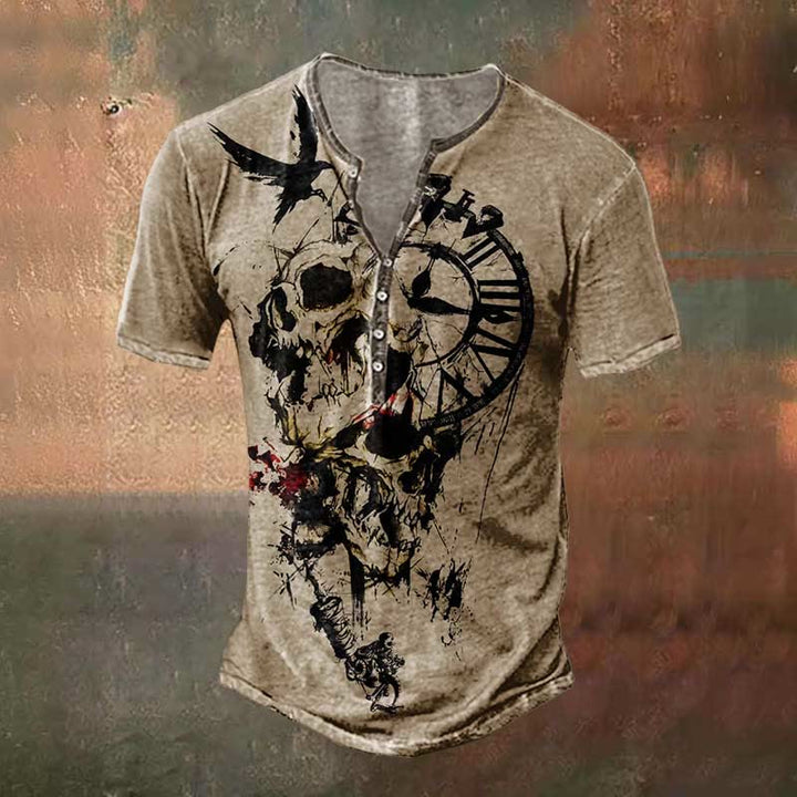 WorldNorse Raven T-Shirt mit Raben-Print