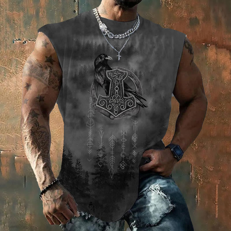 WorldNorse Raven Thors Hammer Weste