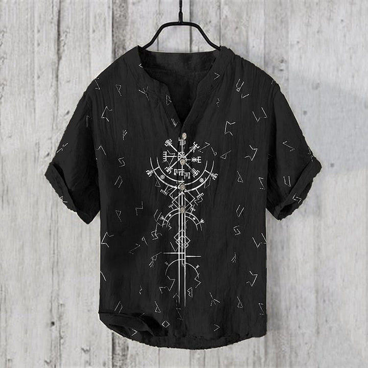 WorldNorse Rune Vegvisir Freizeithemd - US/UK/AU50,EU60 (5XL) - image 1