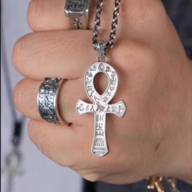 WorldNorse Halskette mit Runenkreuz aus 925er Sterlingsilber