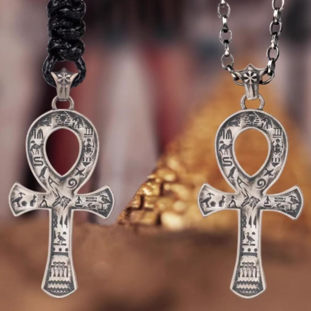 WorldNorse Halskette mit Runenkreuz aus 925er Sterlingsilber