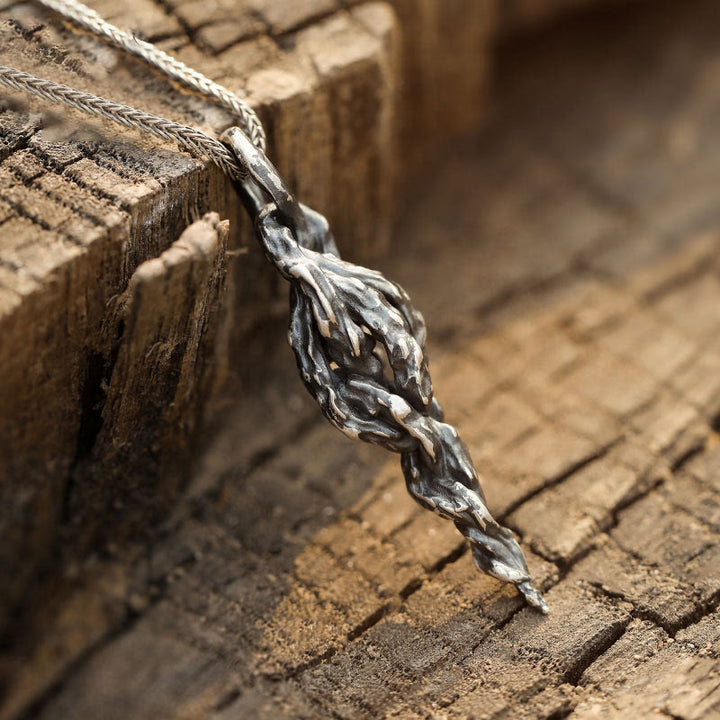 WorldNorse 999 Sterling Silber Rankenhalskette